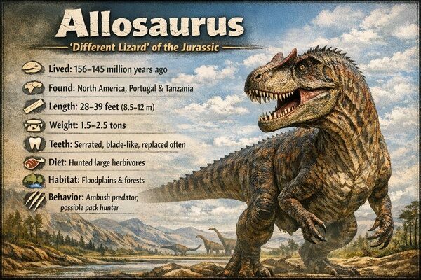 Allosaurus Infographic
